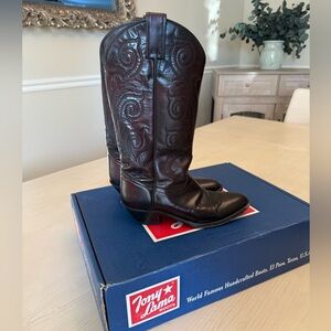 Tony Lama Leather Western Boots